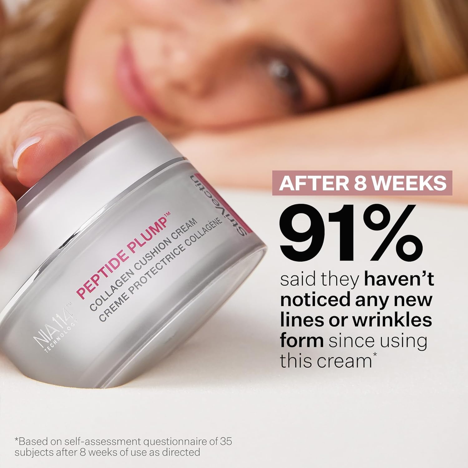 image:imageStriVectin AntiWrinkle Peptide Plump Line Filling Bounce Face Serum with Ceramides amp Peptides for Firm Skin and Less Wrinkles amp Fine Lines17 Ounce Pack of 1