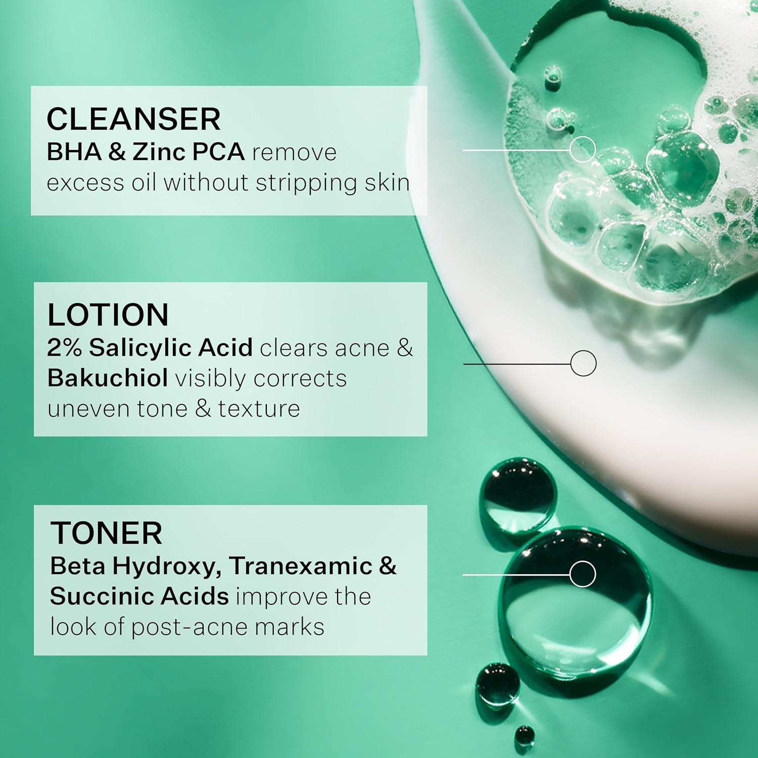 image:imageStriVectin Multi Action Clear for Acne and Blemish Prone Skin for Clearer Smooth and Brighter Skin Less Breakouts and Pimples for Healthy Looking SkinMulti Action Clear Acne 30 day 3 Piece Trial Kit