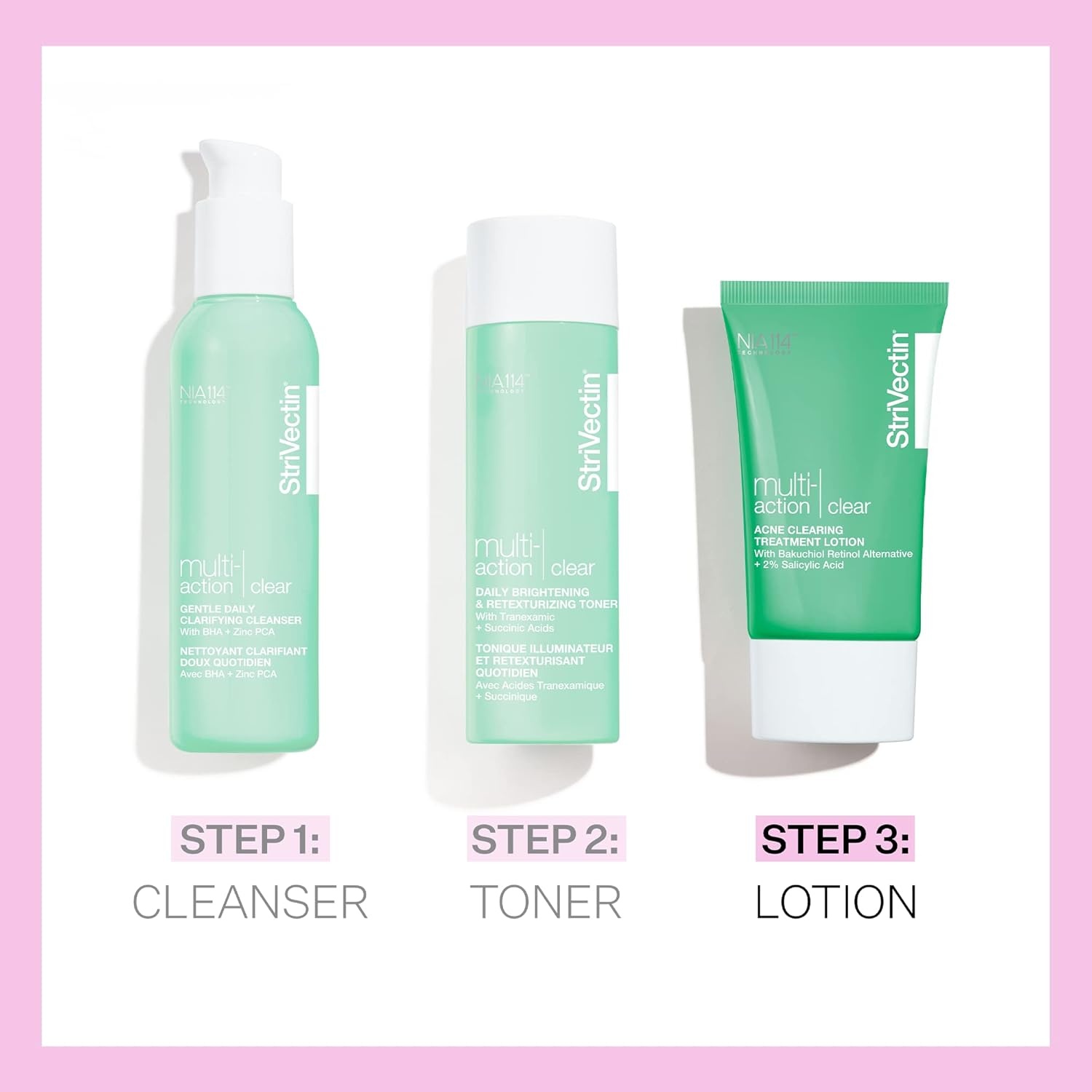 image:imageStriVectin Multi Action Clear for Acne and Blemish Prone Skin for Clearer Smooth and Brighter Skin Less Breakouts and Pimples for Healthy Looking SkinMulti Action Clear Acne Clearing Treatment Lotion 17 oz